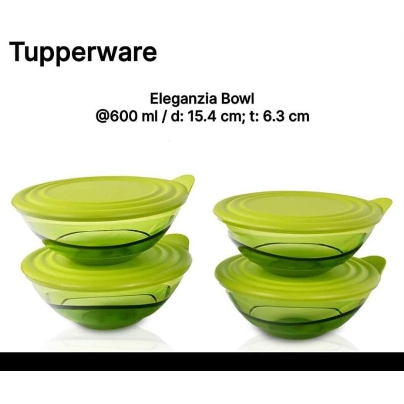 Eleganzia Bowl/Mangkuk kristal tupperware