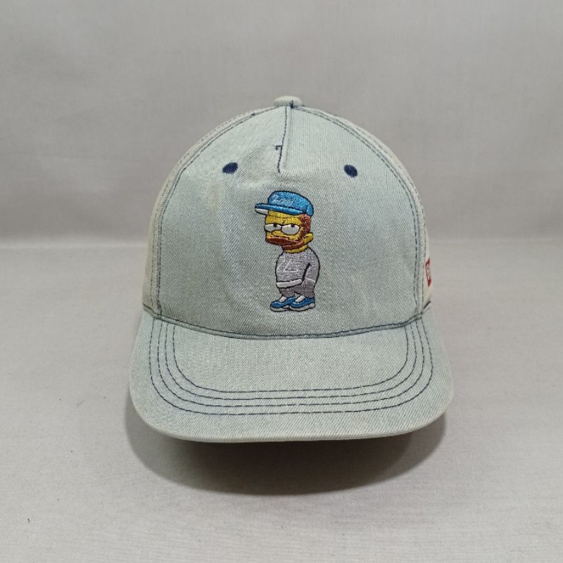 Topi Cap Bart Simpson Denim Second