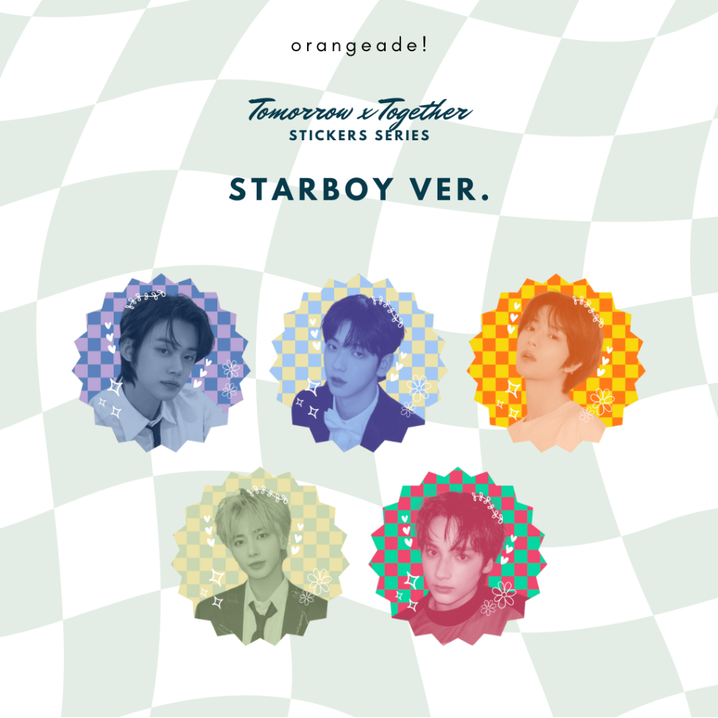 [READY STOCK] TXT STICKERS STARBOY VER. (Stiker KPOP Fanmade Merch)