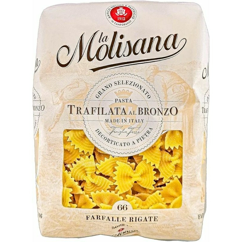 

LA MOLISANA Farfalle Rigate N.66 Pasta 500g