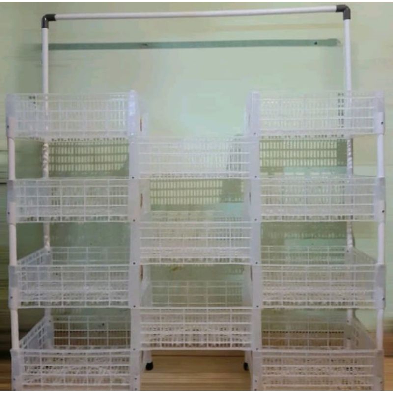 RAK SUSUN WARUNG DAGANGAN KERANJANG SUSUN RAK SERBA GUNA