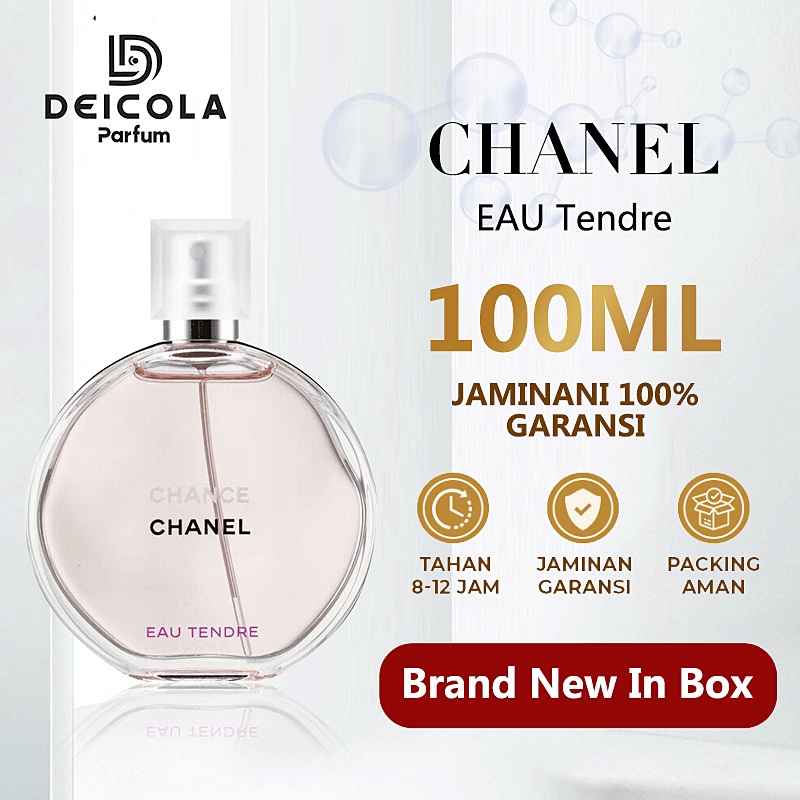 Chanel Chance Eau Tendre Parfum Chanel 100ML Fresh edt Wanita Parfume Tahan Lama 24 Jam Pemikat Wani