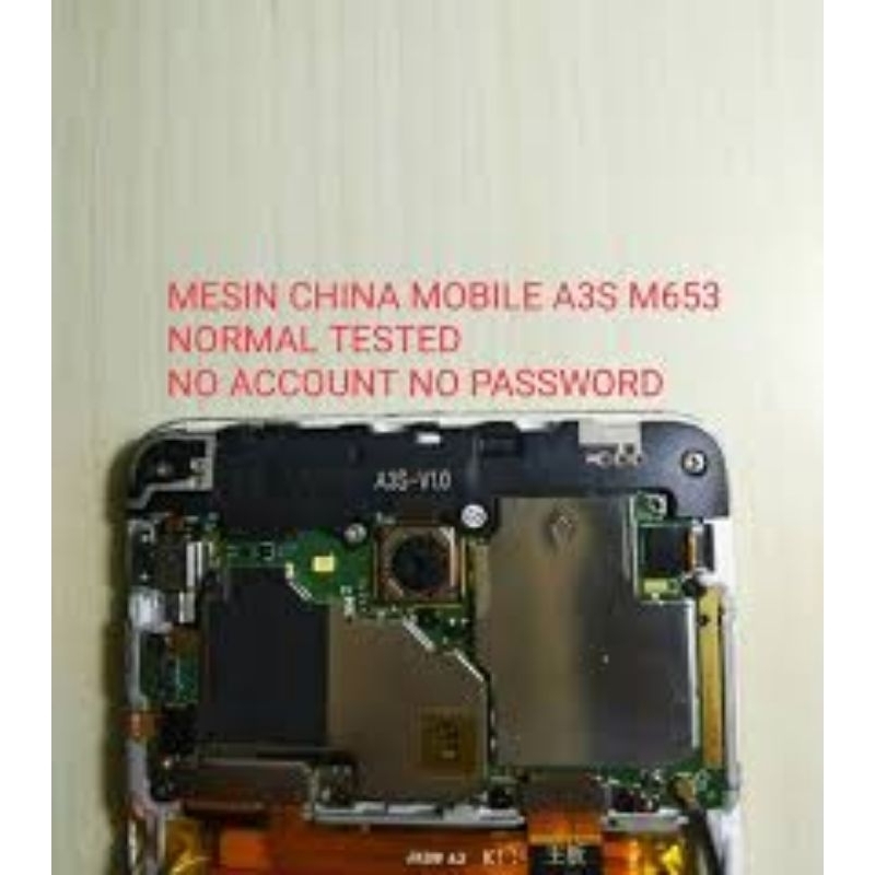 mesin hp China mobile A3S m653 Minus LCD MESIN JAMIN NORMAL UDH TESTED BONUS KESING