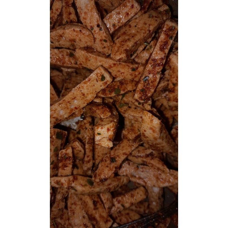 

Basreng Pedas Asin Daun jeruk