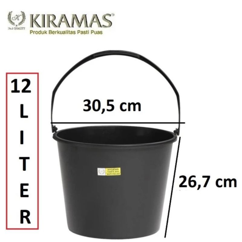 ember plastik hitam 3012 kiramas