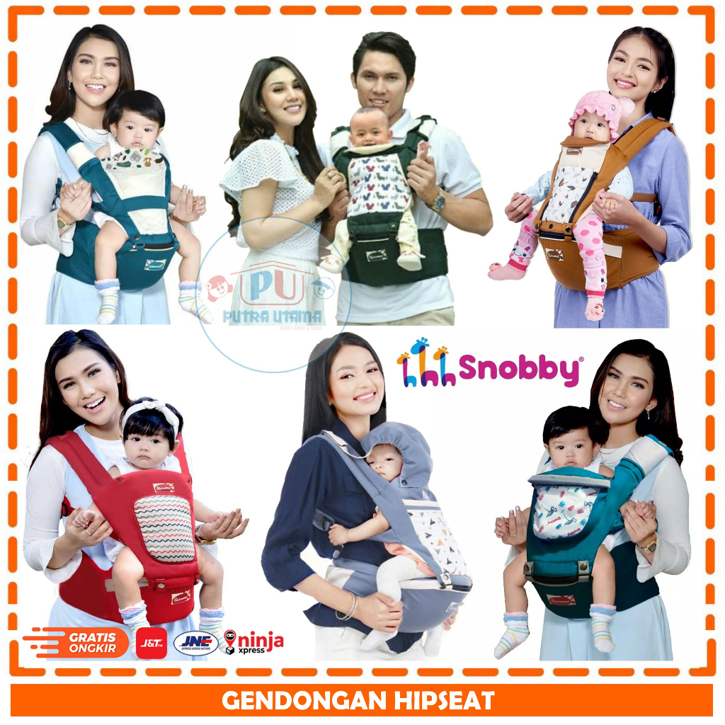PROMO SNOBBY GENDONGAN HIPSEAT GENDONGAN BAYI SNOBBY