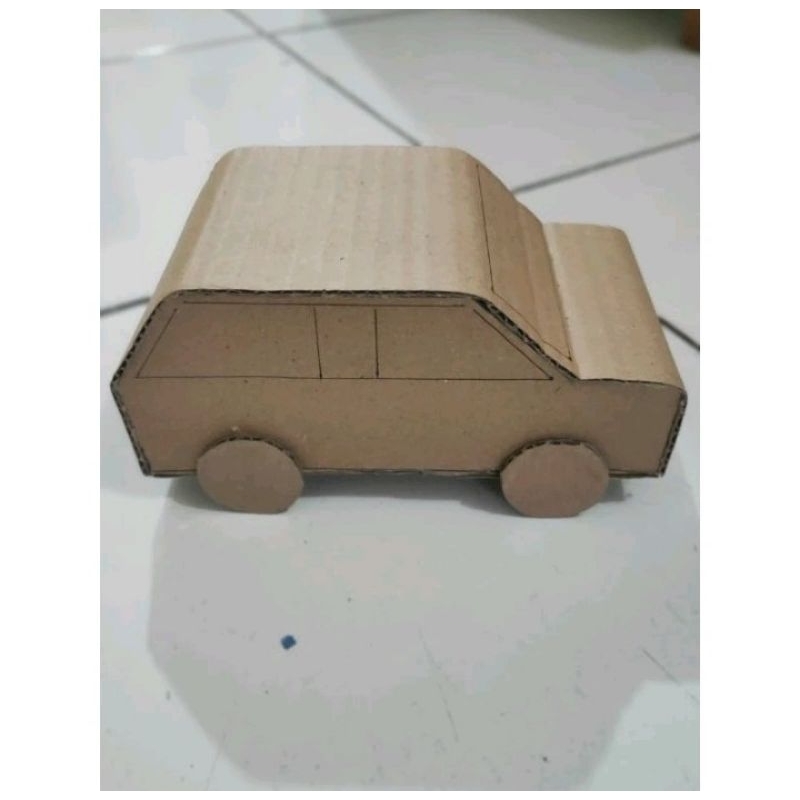 

mobil dari kardus(kerajinan tangan)