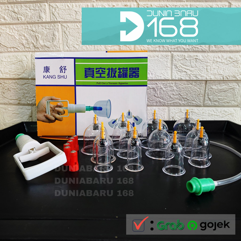Alat Bekam / Kop Angin Isi 12 / Alat Bekam isi 12 / alat Kop angin lengkap