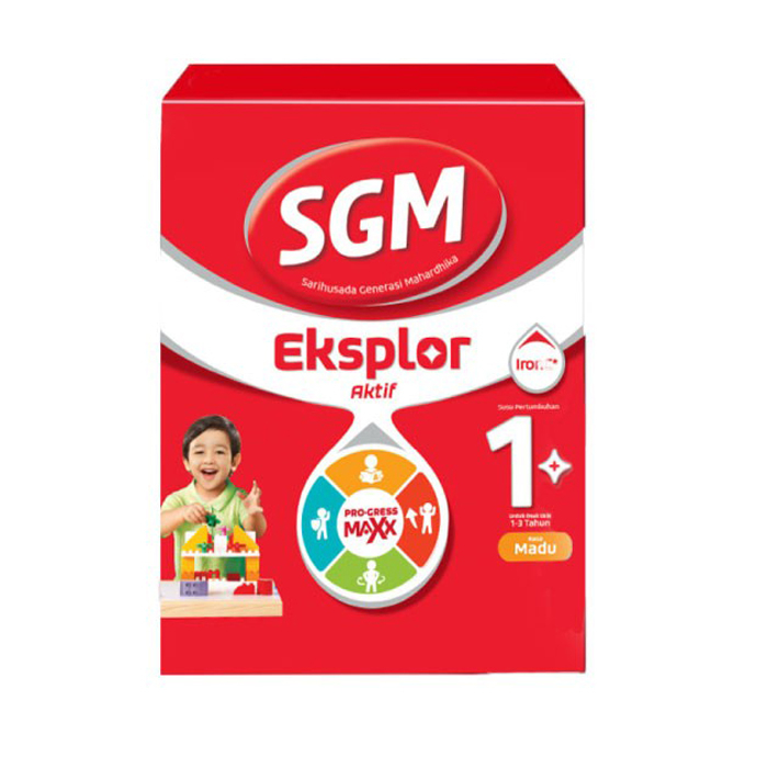 SGM 1+ (1-3 Tahun) Susu Formula Bubuk Rasa Madu / Vanila 900gr