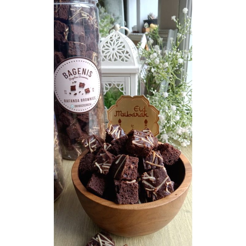 

BAGENIS Brownies Kering Uk. 275 gram Toples Kecil