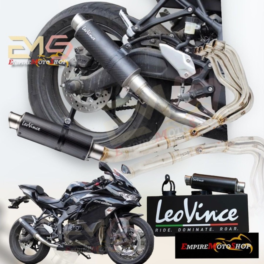 Knalpot Leovince ZX25R ZX 25 R GP Corsa Carbon Matte Fullsystem