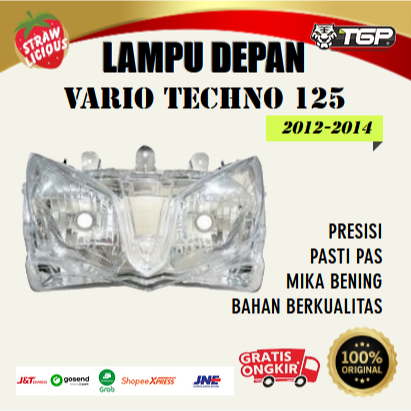 Lampu Depan Reflektor Vario Techno 125 FI 2013-2014 Motor Honda Variasi Aksesoris TGP
