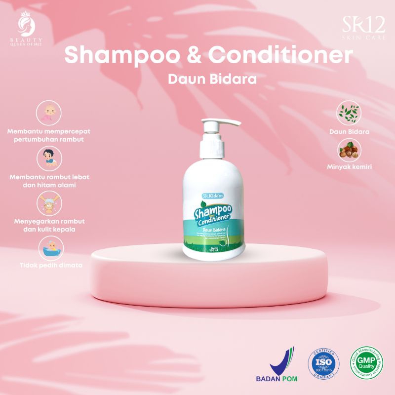 Shampoo & Conditioner Bayi Sampo Penumbuh Rambut Bayi Aloe Vera Dan Bidara