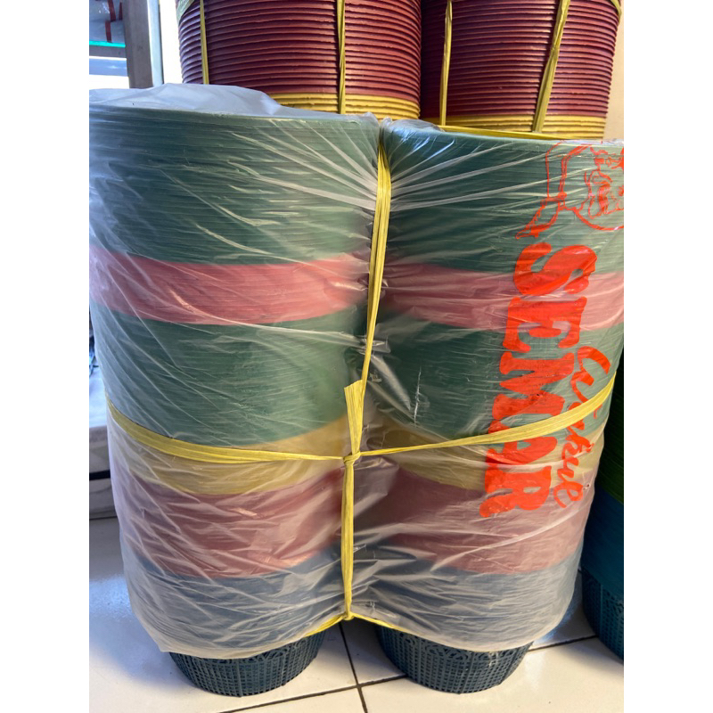 Wakul Plastik Besek Berkat Warna Cantik