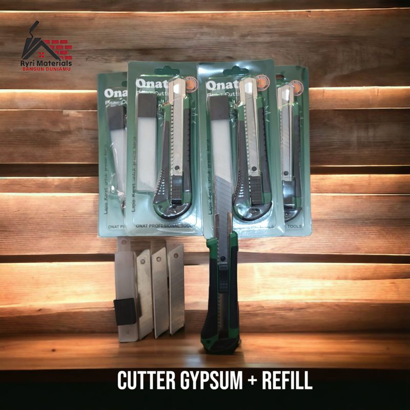 

Cutter gypsum + refill / pisau cutter + refill / Alat potong gypsum + refill