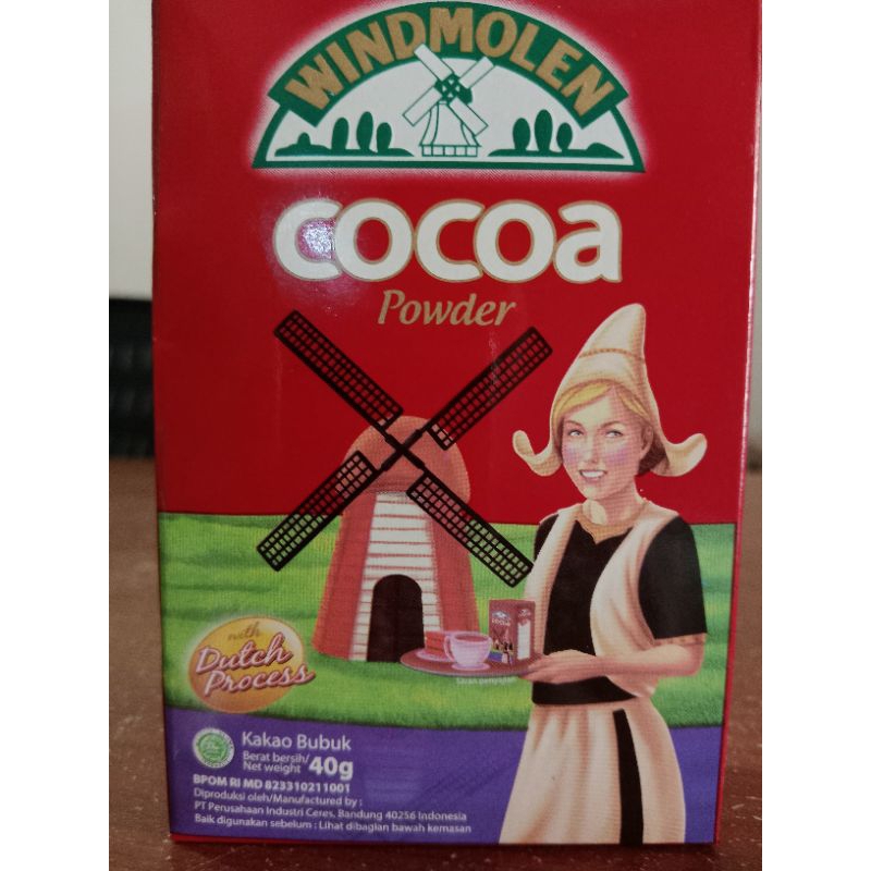 

WINDMOLEN COCOA POWDER KOTAK 40GR/WINDMOLEN COKLAT BUBUK