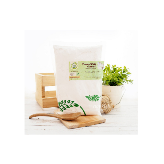 

Lingkar Organik Tepung Pati Garut Organik / ARROWROOT POWDER 500gr