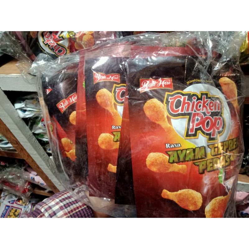 

Chicken Pop Rasa Ayam Geprek 1 Pack 10Pcs
