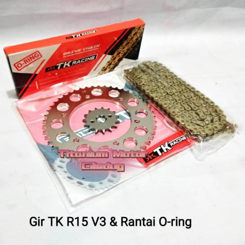 GEAR SET R15 V3 VVA TK RACING 428HPO O-RING