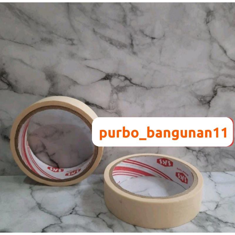 

Lakban Kertas 1 inchi Isolasi Kertas Selotip 1