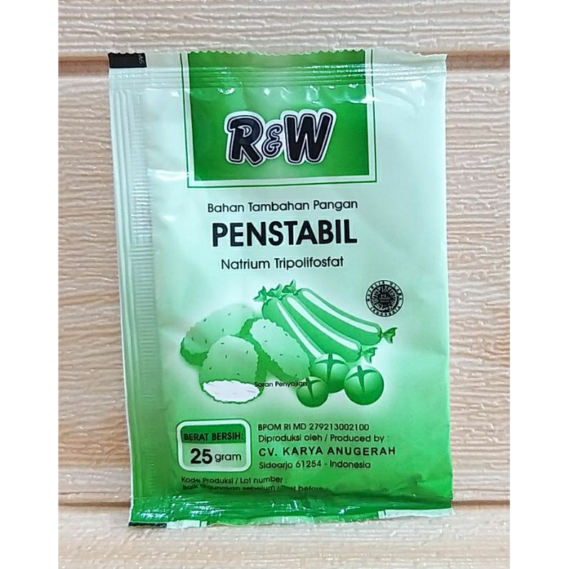 

✔MURAH Pengenyal Penstabil Bakso Mie Nugget R&W Rajawali Sachet 25gr / R&W Penstabil / RW Penstabil