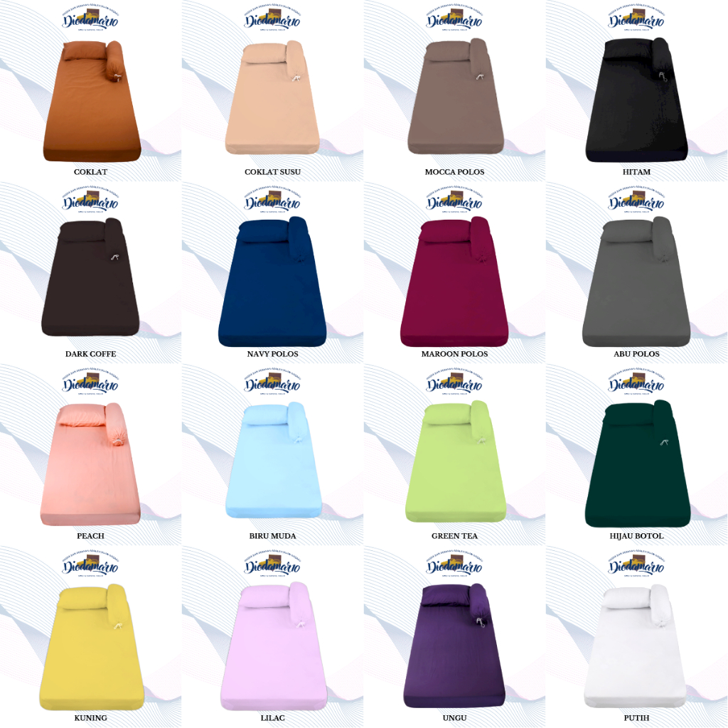Sprei Polos 90x200 Sprei Single - Sudut Karet