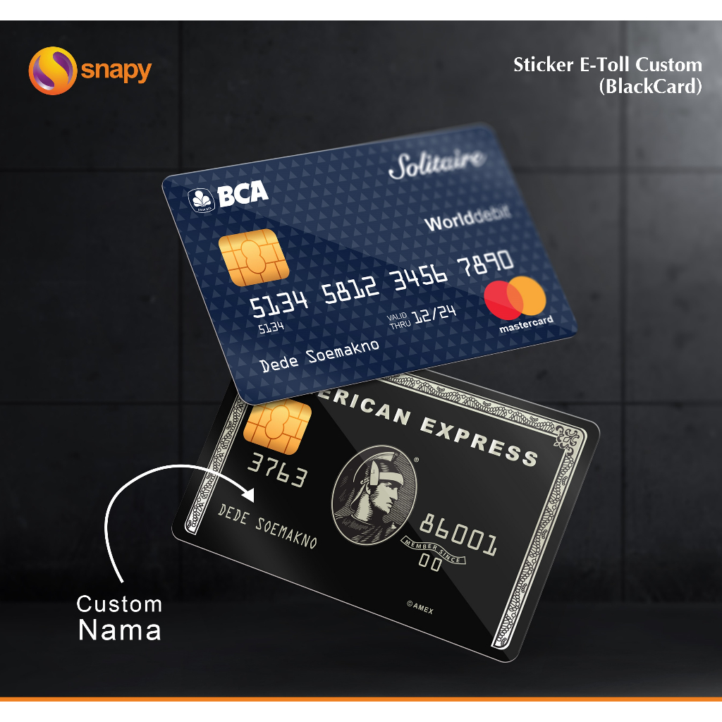 

Snapy - Stiker Kartu Atm