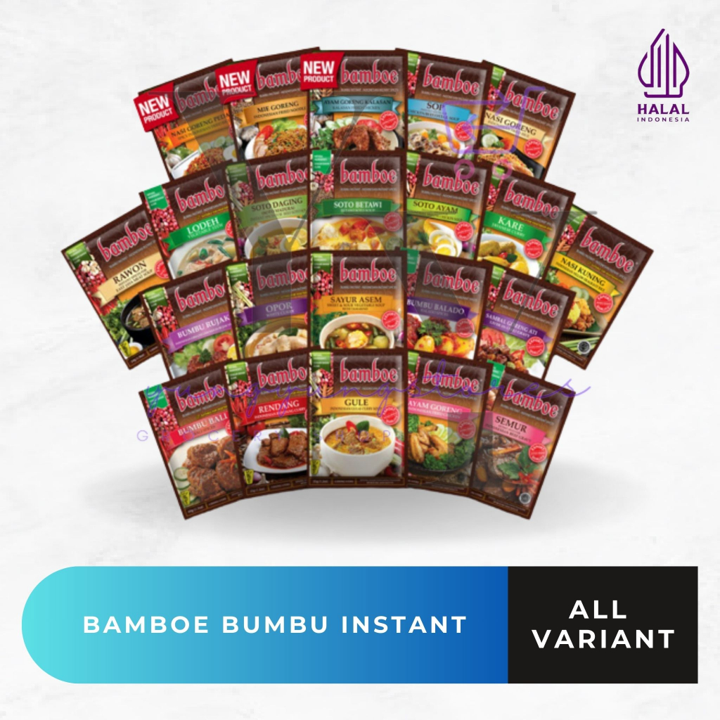 

Bamboe Bumbu Instant Eksport Aneka Rasa All Variant Lengkap