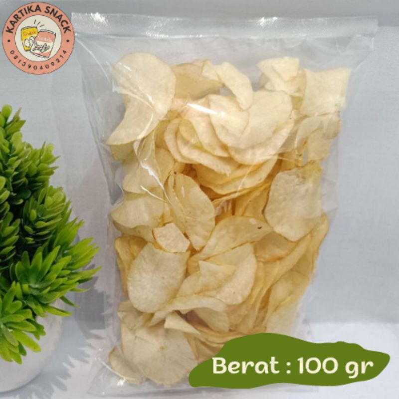 

KERIPIK SINGKONG JAJAN KILOAN CAMILAN CEMILAN KERIPIK SINGKONG GURIH RENYAH KRIUK KUDUS 100GRAM