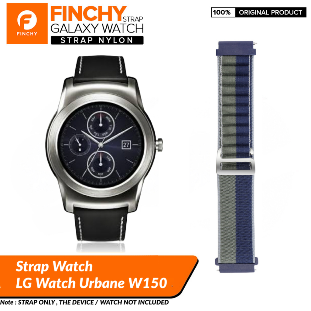 Finchy Nylon Strap LG watch urbane W150 Replacement Wristband quick release adjustable Tali Penggant
