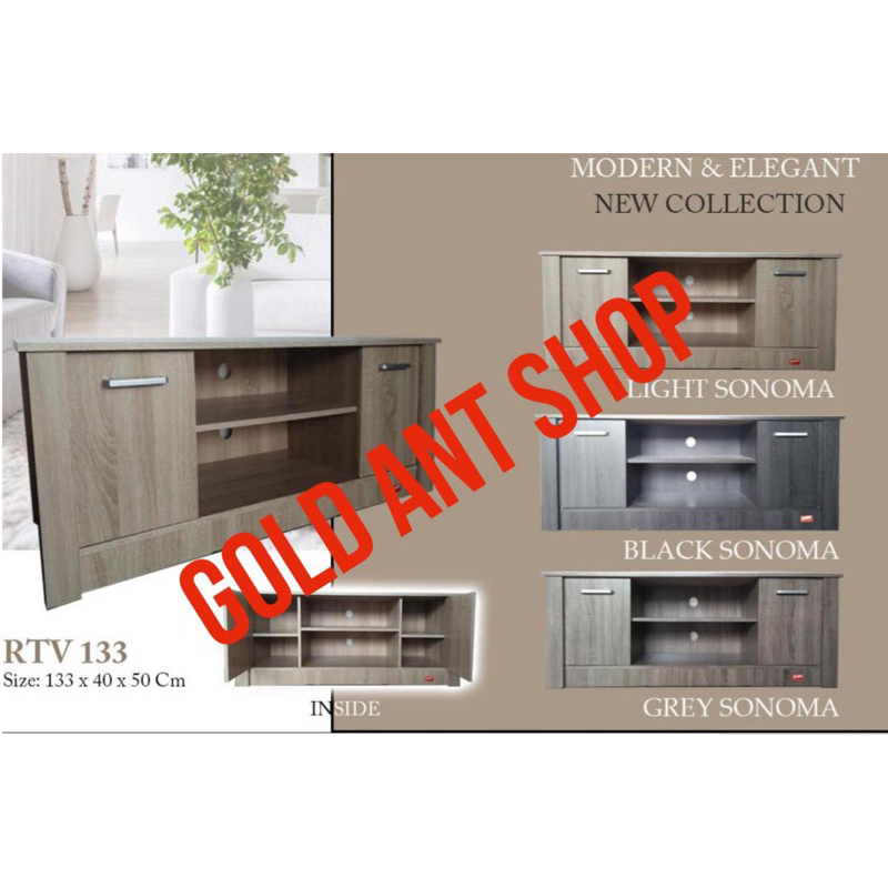 Meja TV Rak TV Lemari Pendek Serbaguna Hias Meja TV Modern Premium / Kabinet Meja Buffet TV Modern M