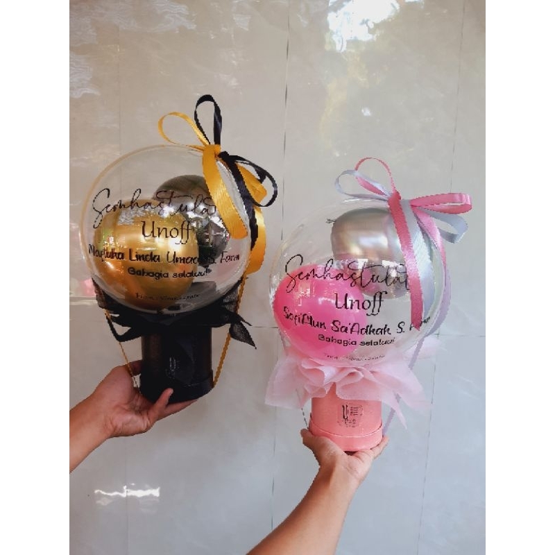 buket balon mini/bouquet ballon/hampers/kado/hadiah