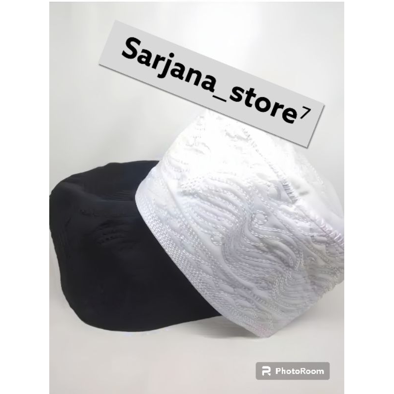 Peci Madinah / Peci Haji putih / peci  al madinah/ peci haji