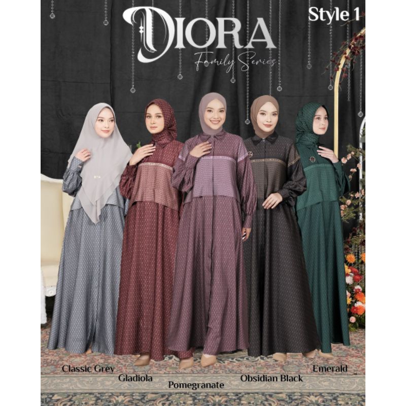 Diora Family Series Aden Hijab 2024 (Gamis Mom)