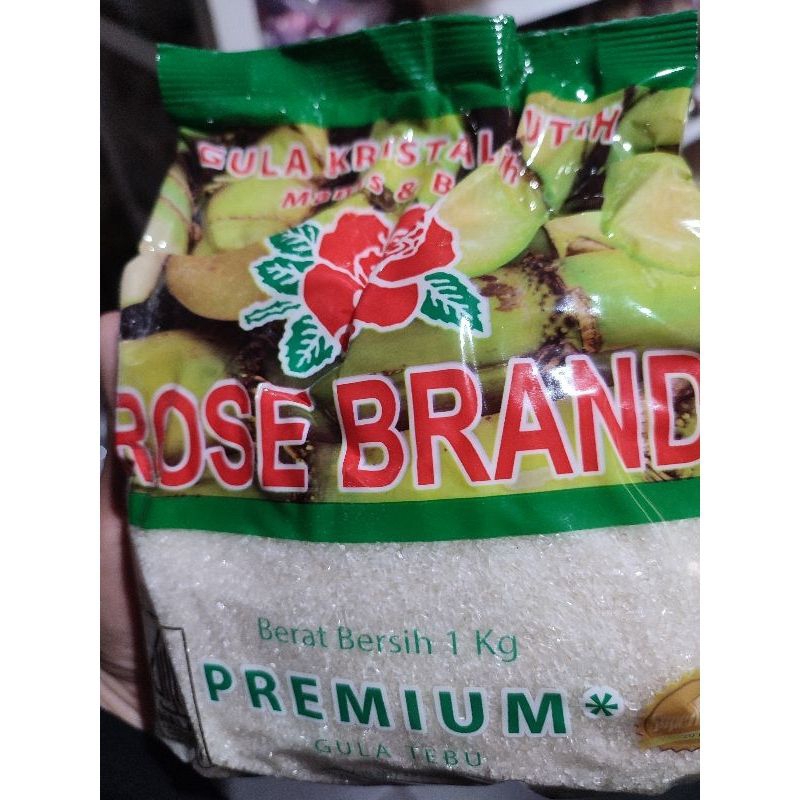 

1kg gula kristal rose brand ijo