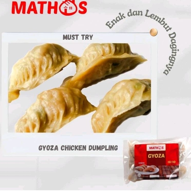 

MATHOS Gyoza Kwotie Dumpling Ayam Dumpling Chicken isi 10 pcs