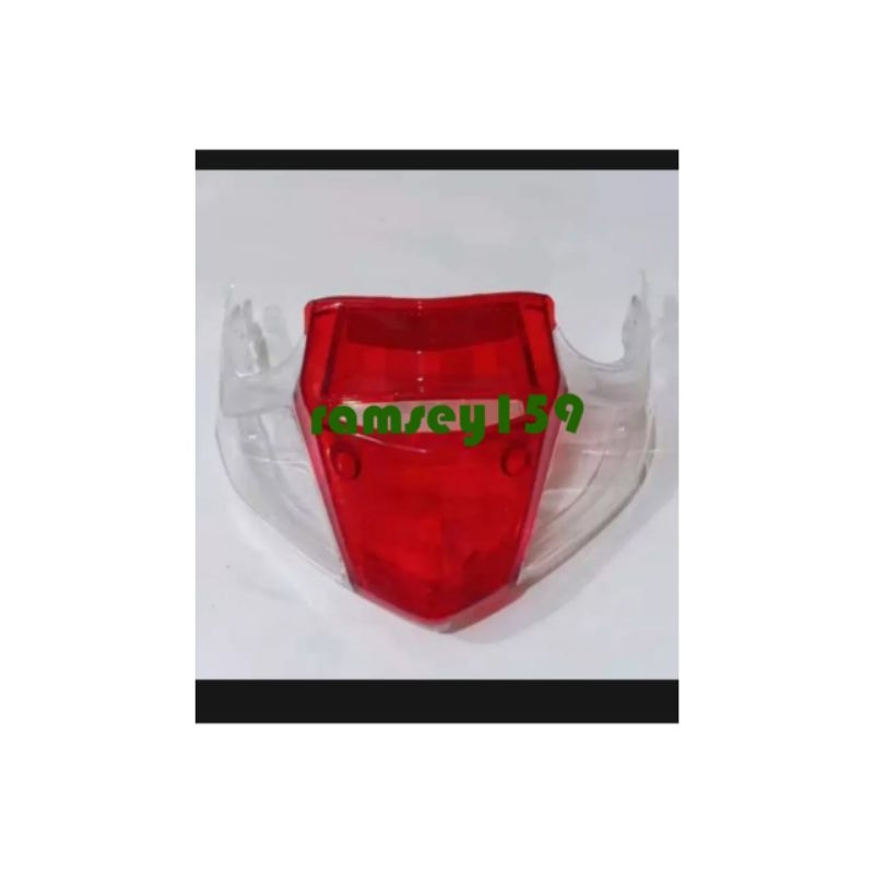 mika kaca lampu stop belakang Beat lama karbu mika kaca lampu stop beat karbu