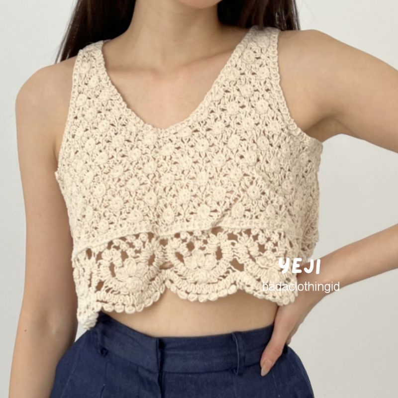 Yeji Rompi Rajut | Crochet Vest