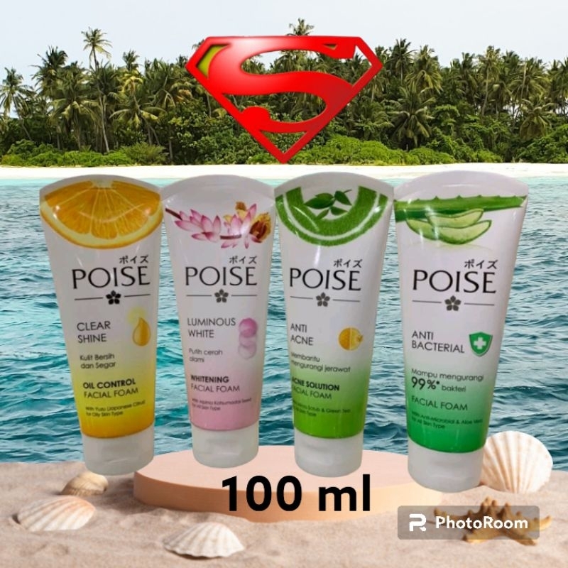 POISE FACIAL FOAM 100 ML