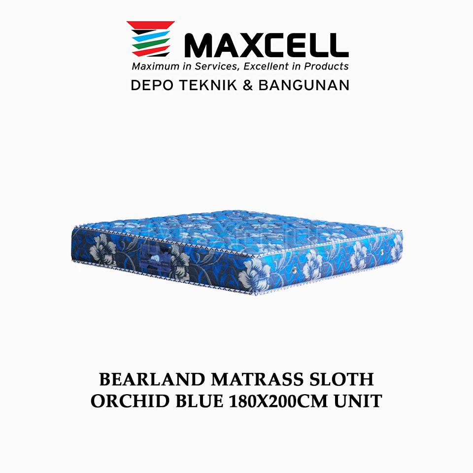 BEARLAND MATRASS SLOTH ORCHID BLUE 180X200CM