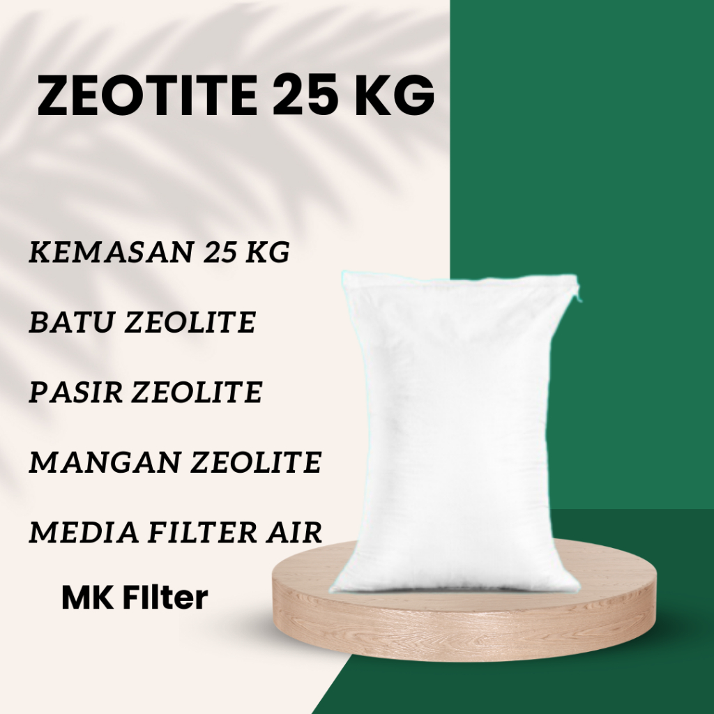 Batu Zeolite  25 kg - Pasir Zeolite - Media Filter Penjernih Air