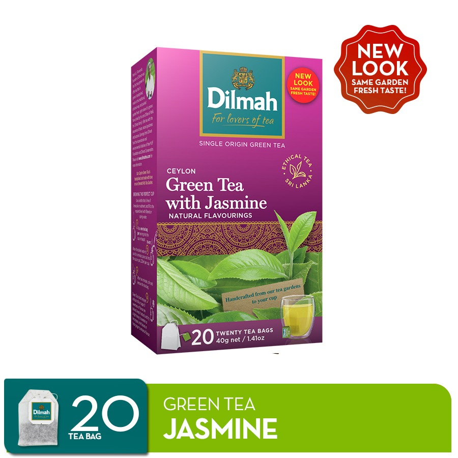 

Dilmah Green Tea with Natural Jasmine - Teh Celup