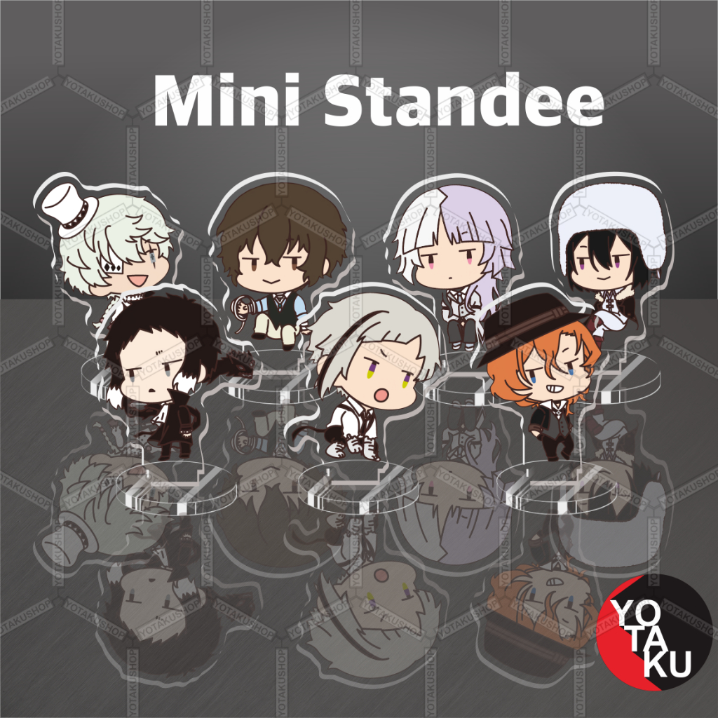 Mini Standee Figure Anime Akrilik Bungou Stray Dogs Seri 7 Dazai Chuuya YOTAKUSHOP