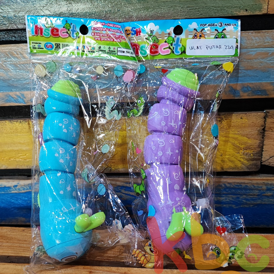 KBC Toys - Mainan Ulat Putar - Main Edukasi - Kado Untuk Anak