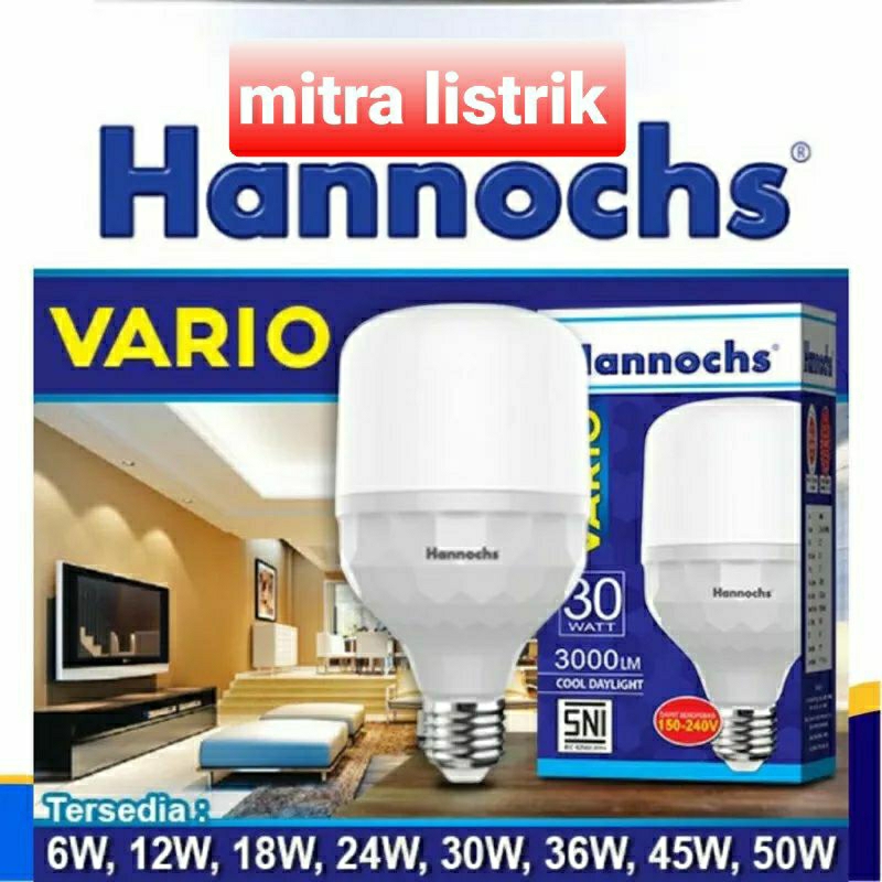Lampu LED /lampu hanoc/bohlam hannochs vario/supra