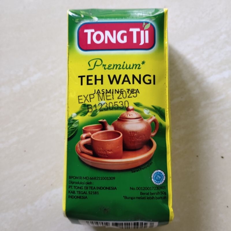 

Tong Tji premium jasmine tea (Teh seduh) Per 1pcs(50gram)