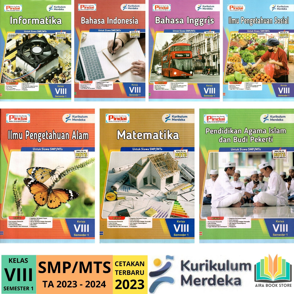 LKS Pindai SMP Kelas 8 Semester 1 Kurikulum Merdeka Penerbit Arya Duta
