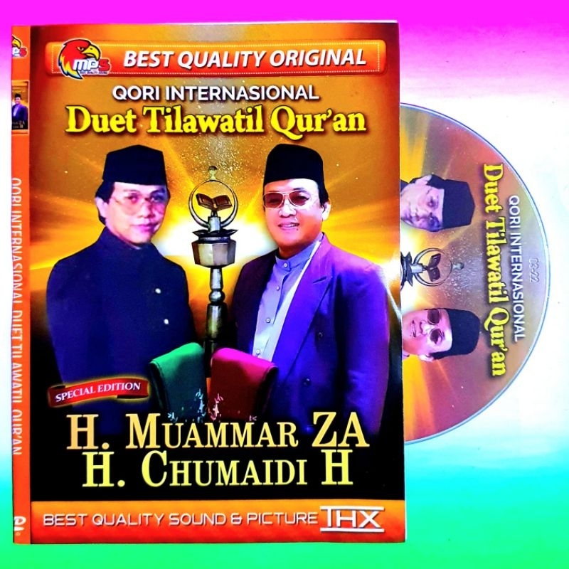 KASET DVD MP5 TILAWATIL QURAN QORI INTERNASIONAL H MUAMMAR  ZA DUET H CHUMAIDI H-KASET DVD QORI MUAM