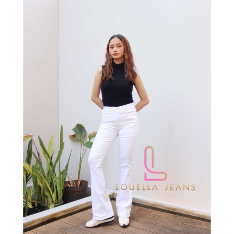 ORIGINAL CELANA JEANS PREMIUM CUTBRAY 7C-G / BOOTCUT JEANS / CUTBRAY PUTIH KEKINIAN