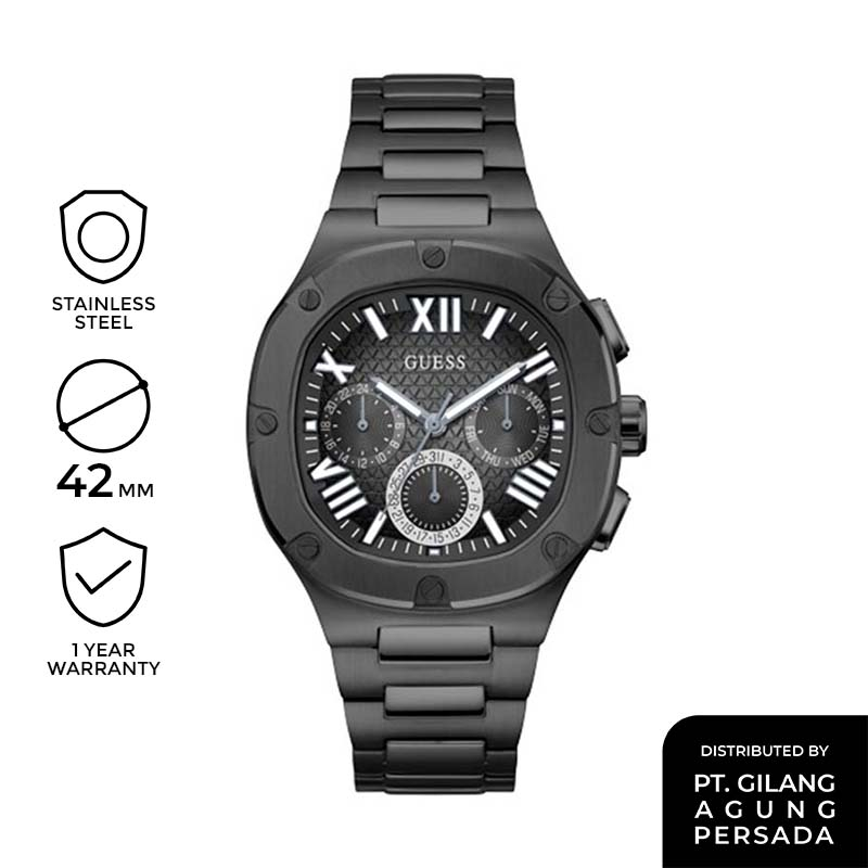 Guess Gents Watch HEADLINE Black - GW0572G3